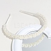 Solid Color Plastic Imitation Pearl Hair Band PW-WG72696-01-1