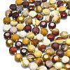 Natural Mookaite Beads Strands G-C116-A111-01-3