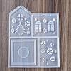 Patchwork House Christmas DIY Pendant Decoration Silicone Molds DIY-M057-01B-2