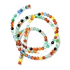Natural Agate Round Bead Strands G-A130-3mm-K03-4