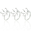 6Pcs Adjustable Brass Finger Rings Components KK-BBC0021-26-7