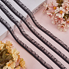 Nylon Chiffon Elastic Lace Trim OCOR-WH0082-159C-4