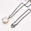 Brass Cable Chains Necklace Making MAK-N029-01B-6