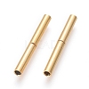 304 Stainless Steel Bayonet Clasps STAS-L134-01G-1