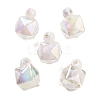 UV Plating Opaque Acrylic Pendants OACR-S142-03C-1