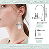 20Pcs Titanium Earring Hooks FIND-BBC0005-23-2