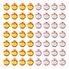 200Pcs 2 Colors Opaque Acrylic Round Beads SACR-BY0001-02-2