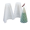 3D Christmas Tree DIY Candle Two Parts Silicone Molds CAND-B002-14-1