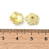 Rack Plating Brass Beads Caps KK-B088-04C-G-3