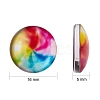 Mosaic Printed Glass Half Round/Dome Cabochons X-GGLA-N004-16mm-G-4