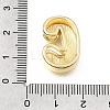 Brass Slide Charms KK-E802-33G-C-3