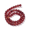 Glass Round Beads Strands GLAA-M044-01I-4