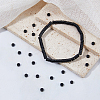 2 Strands Natural Dyed & Heated Black Onyx Beads Strands G-DC0001-64-4