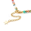 Electroplate Glass Beads Bracelets & Necklace Set SJEW-JS01200-10