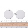 Anti-Tarnish 304 Stainless Steel Pendants X-STAS-I311-32H-P-4