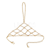 Brass Cable Chains Ring Bracelets for Women BJEW-JB11484-01-1