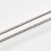 Brass Round Snake Chain Necklace Making MAK-T006-11B-P-3
