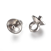 CCB Plastic Cup Pearl Peg Bails Pin Pendants CCB-L013-02A-P-2