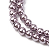 Electroplated Shell Pearl Beads Strands BSHE-G041-4mm-02-3