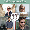 2Pcs 2 Styles Cowhide Neck Strap for Eyeglasses AJEW-CL0004-76A-7