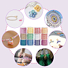 12 Rolls 12 Colors Polyester Braided Thread OCOR-PH0002-57-5