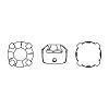 Preciosa&reg MAXIMA Crystal in Sew-On Cup X-PRC-SS16-60100-S-2