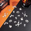 24Pcs 6 Style 201 and 304 Stainless Steel Pendants STAS-UN0034-07-4