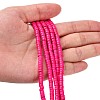 Synthetic Turquoise Beads Strands TURQ-G110-4x2mm-04-5