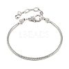 Brass European Style Bracelets for Jewelry Making X-KK-R031-06-1