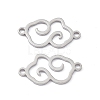 Non-Tarnish 304 Stainless Steel Connector Charms STAS-A071-01P-1
