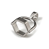 304 Stainless Steel Pendant Bails KK-F364-01P-2