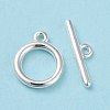 Eco-friendly Brass Toggle Clasps KK-D082-14S-2