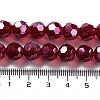 Electroplate Transparent Glass Beads Strands EGLA-A035-T10mm-A07-4