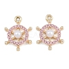Alloy & Resin & ABS Plastic Pearl Pendants RE-CBA415D-37G-1