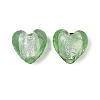 Handmade Silver Foil Lampwork Glass Beads LAMP-Q005-06F-1