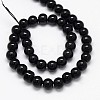 Crystal Glass Round Beads Strands EGLA-F037-8mm-B03-3