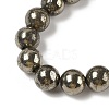 Natural Pyrite Beads Strands G-A250-A01-01-3