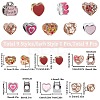 9Pcs 9 Styles Alloy & 304 Stainless Steel & Brass European Beads FIND-SC0007-59-2