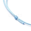 Adjustable Braided Nylon Cord Necklace Making AJEW-JB01164-4