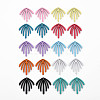 Spray Painted Alloy Pendants PALLOY-Q433-029-RS-1