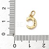 Brass Micro Pave Cubic Zirconia Charms LS-KK-I382-03G-C-3