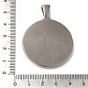 304 Stainless Steel Big Pendants LS-STAS-Z067-06P-3