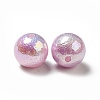 UV Plating Iridescent ABS Plastic Beads LS-SACR-A001-05D-1