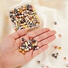 400Pcs 4 Style CCB Plastic Beads CCB-YW0001-06-7
