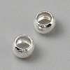Rondelle Brass Crimp Beads KK-WH0365-001D-S-2