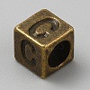Tibetan Style Alloy European Beads FIND-WH20009-45AB-C-1