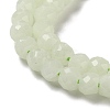 Synthetic Luminous Stone Beads Strands G-C086-01B-08-4