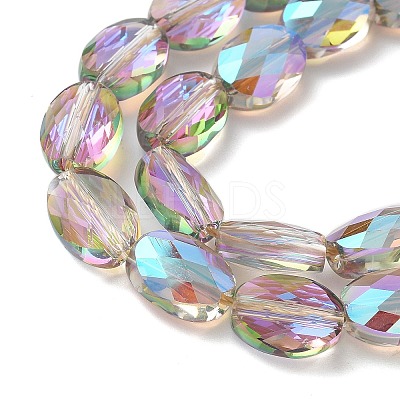 Electroplate Glass Beads Strands EGLA-L045-A-HR02-1