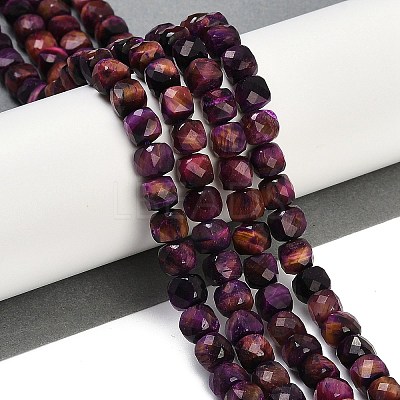 Natural Tiger Eye Dyed Beads Strands LS-G-H028-A01-07-1