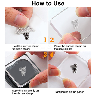 Custom PVC Plastic Clear Stamps DIY-WH0448-0086-1